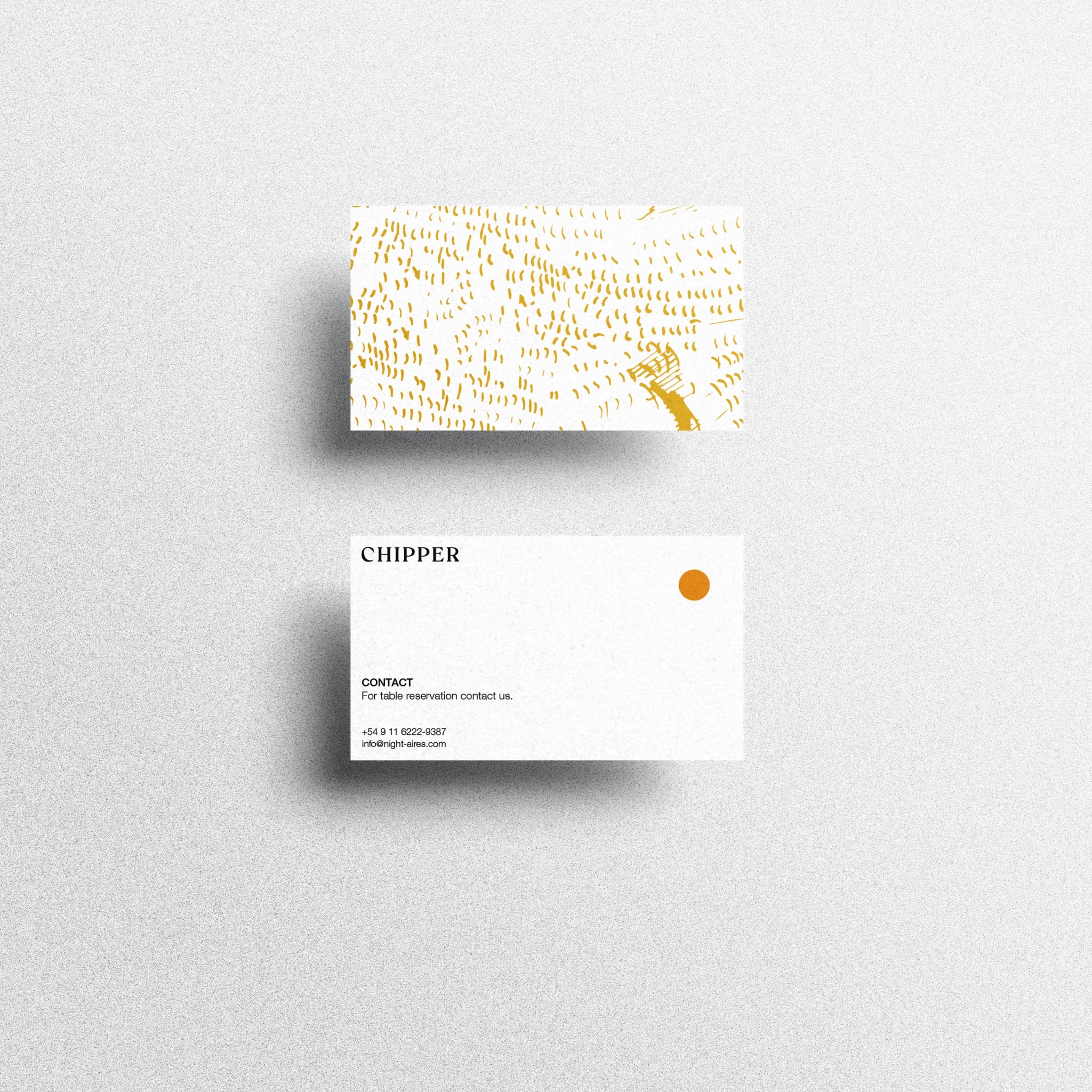 The two sides of the business card